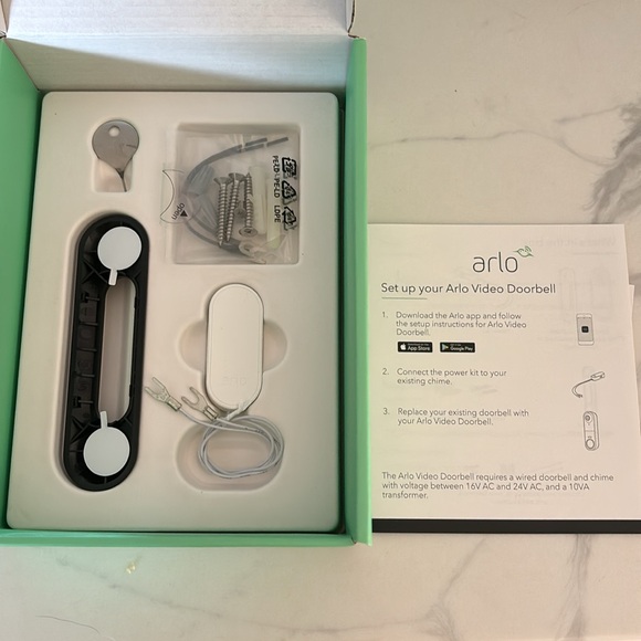 NIB NWT Arlo Wired Video Doorbell - Picture 7 of 7
